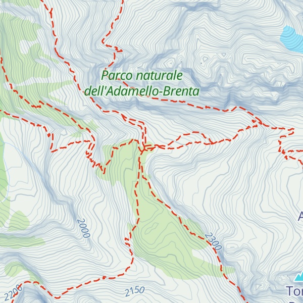 Map of Bivacco Catullo Detassis