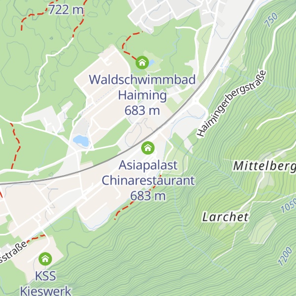 Map of Asiapalast Chinarestaurant