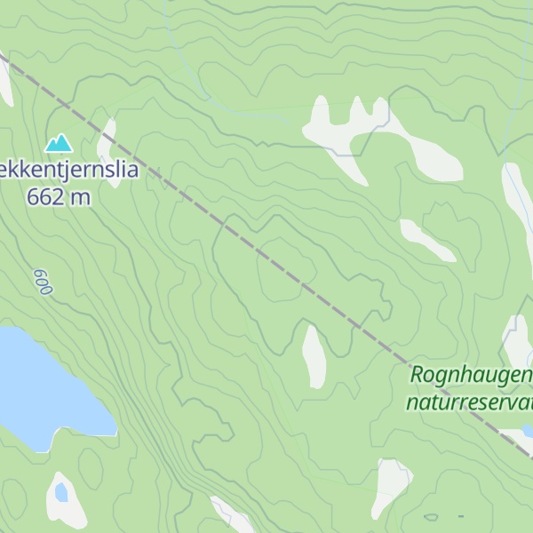 Map of Rognhaugen