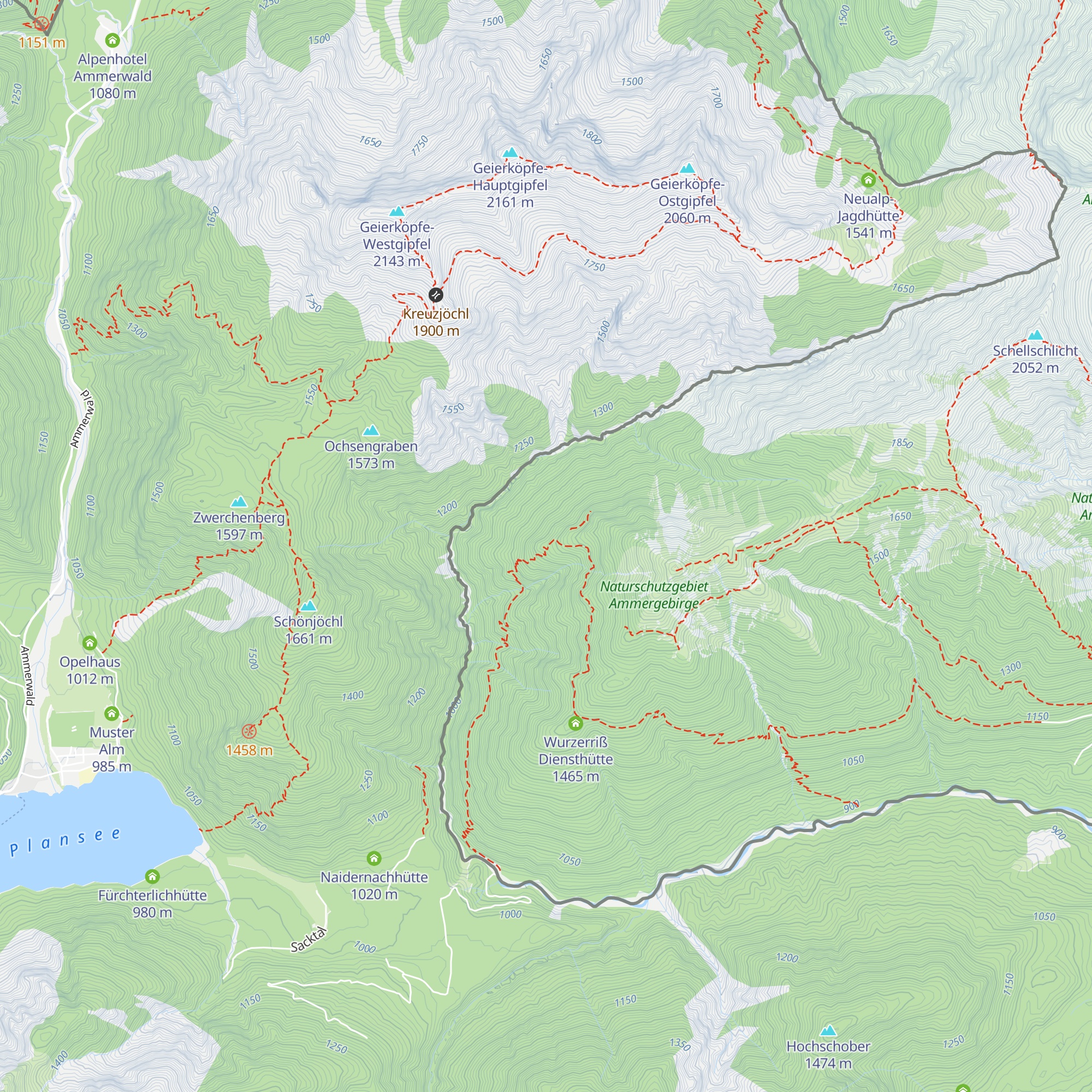 Brandöder Diensthütte map
