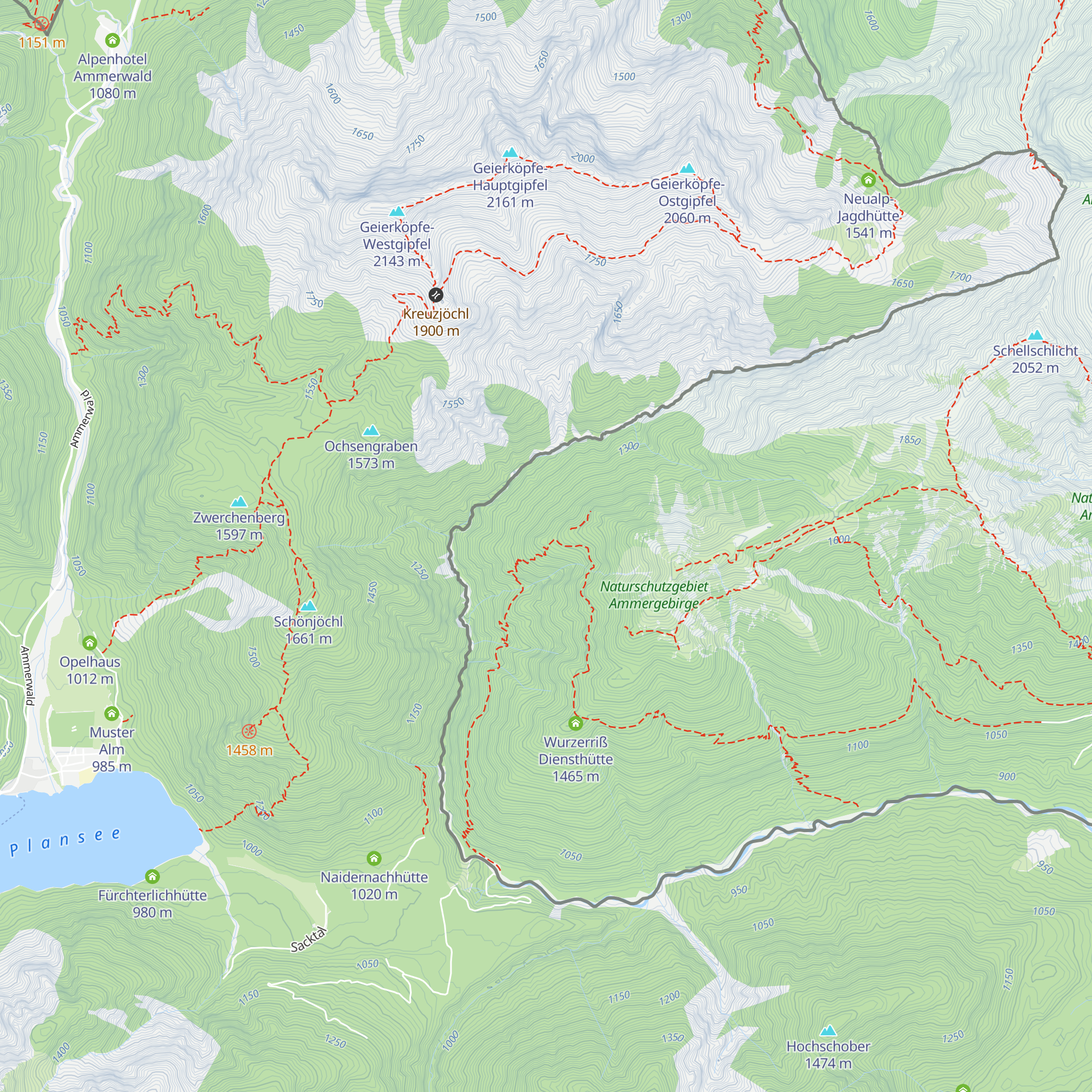 Brandöder Diensthütte map