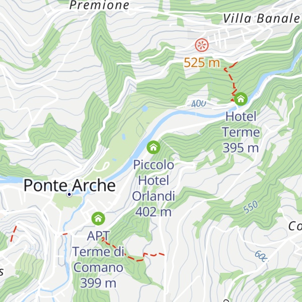 Map of Casa Pedrini