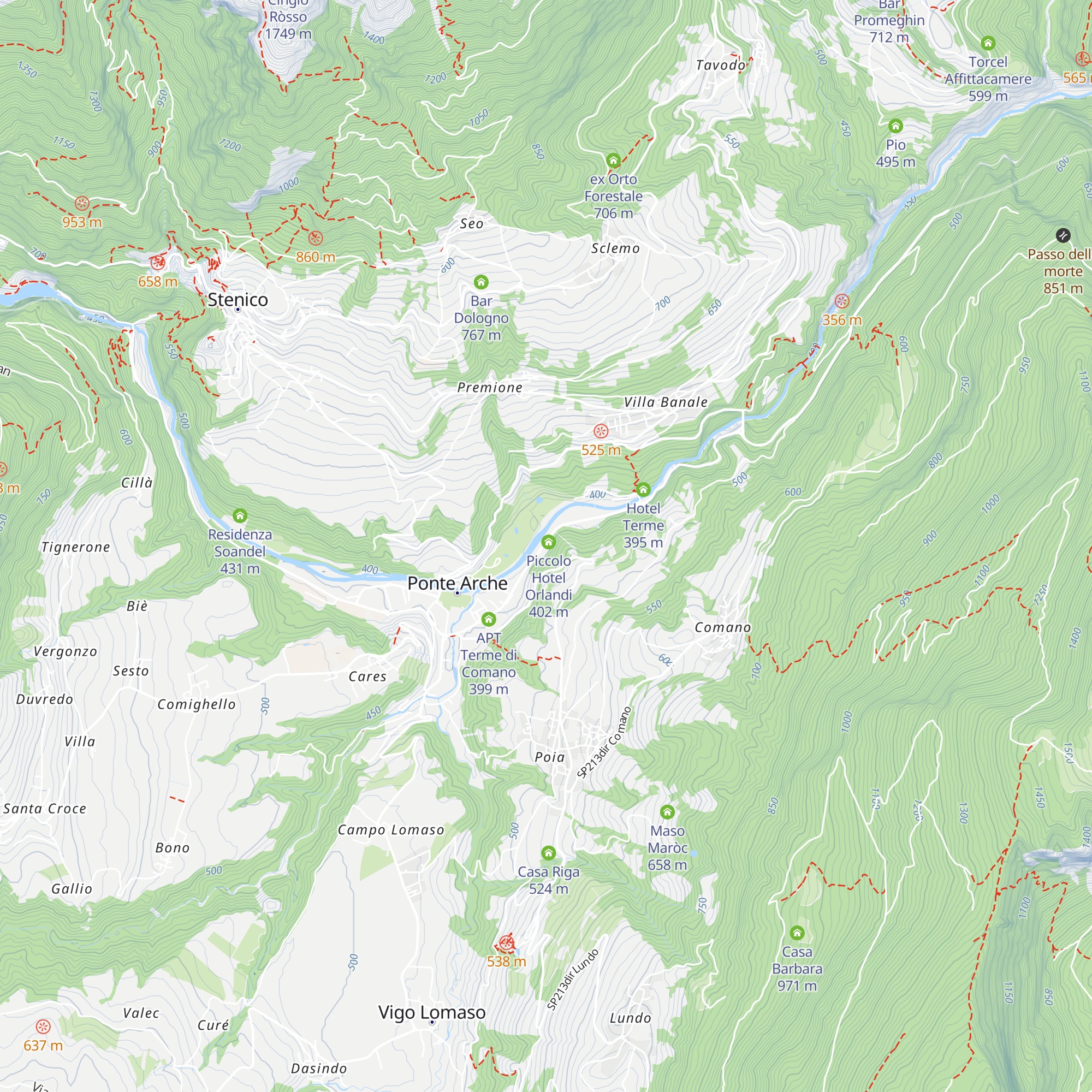 Casa Pedrini map