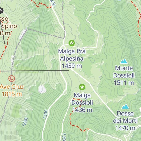 Map of Chalet Falco