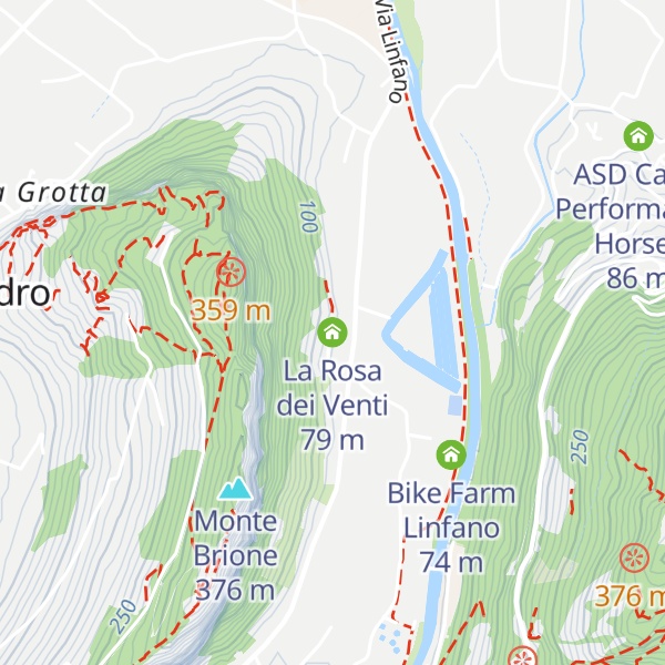 Map of La Rosa dei Venti