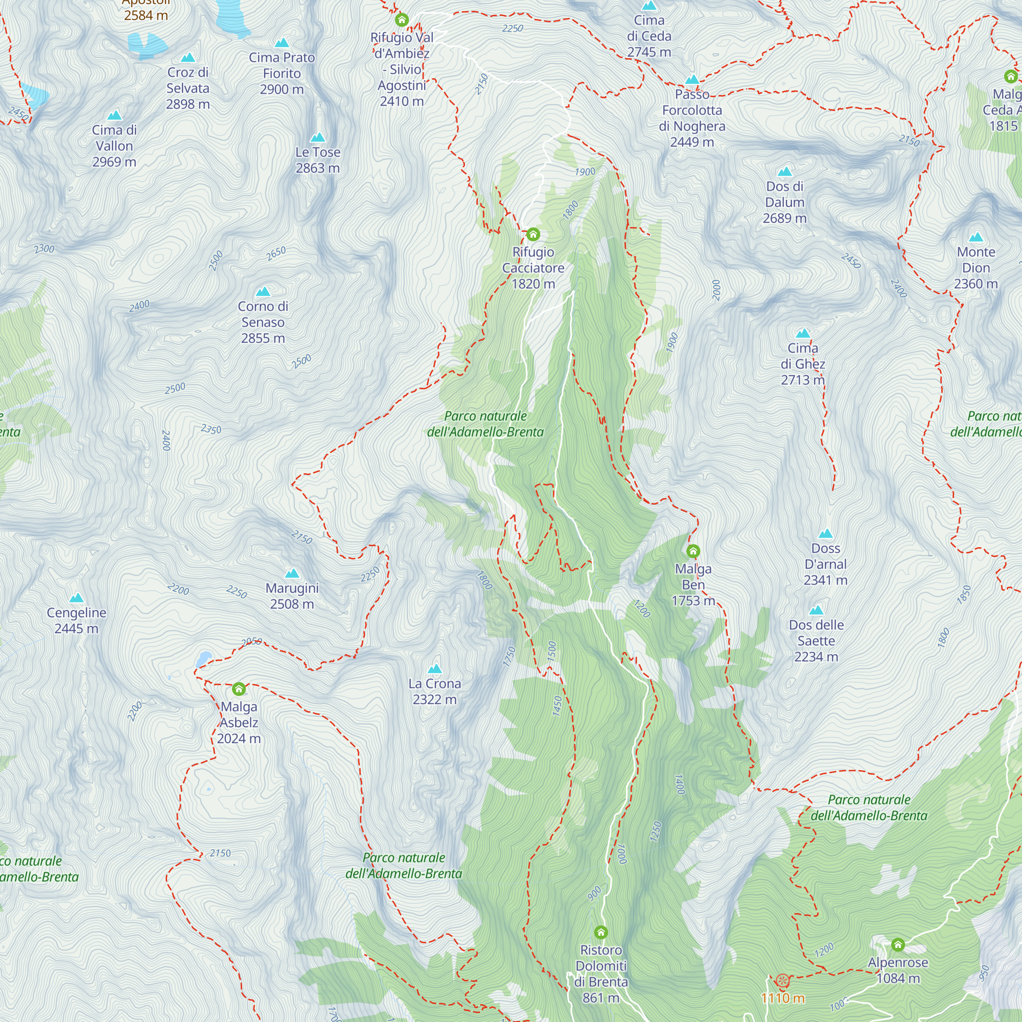 Malga Senaso di Sotto map