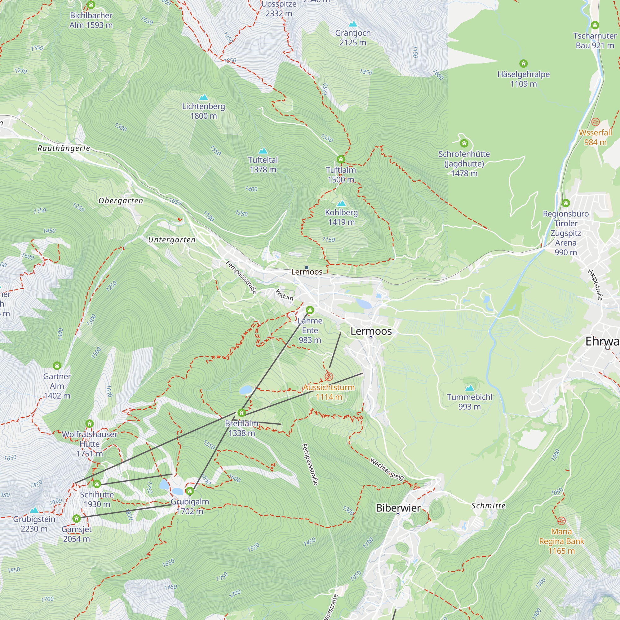 Lahme Ente map