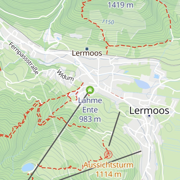 Map of Lahme Ente