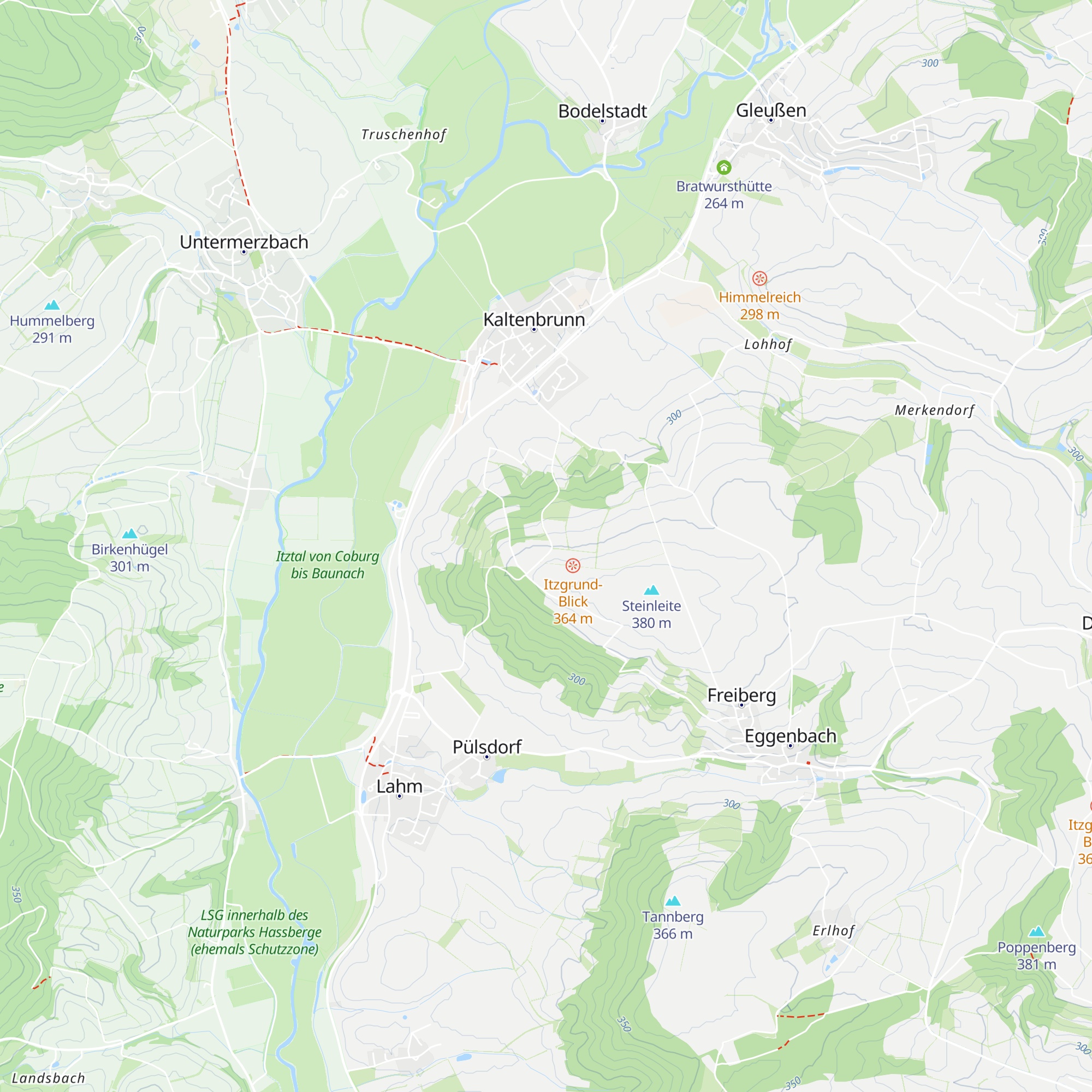 Wanderhütte map