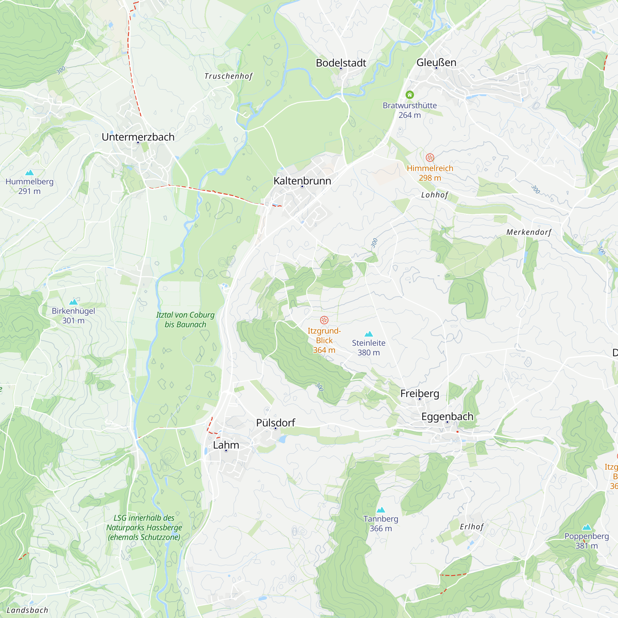 Wanderhütte map