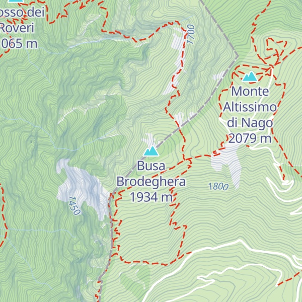 Map of Busa Brodeghera