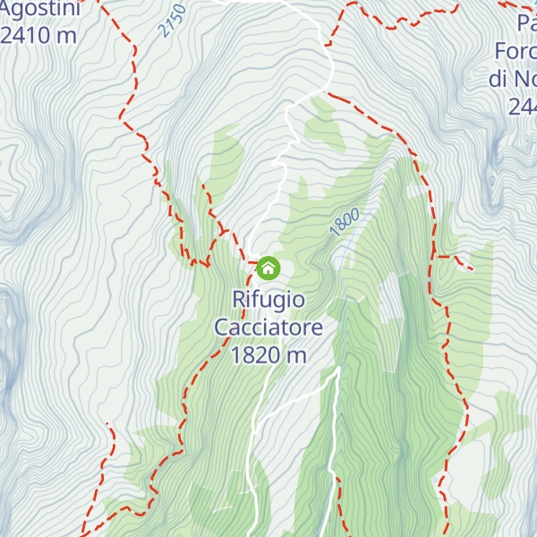 Map of Rifugio Cacciatore