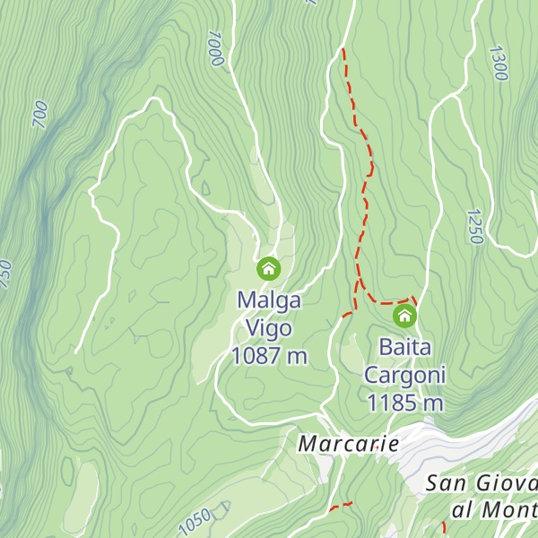 Map of Malga Vigo