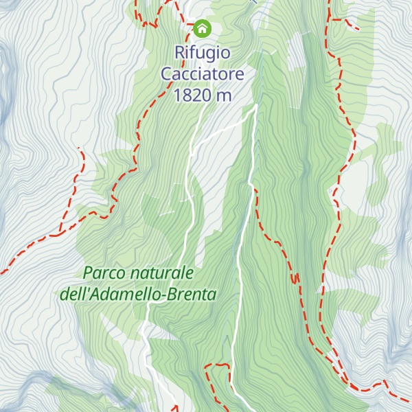 Map of Malga Prato di Sotto
