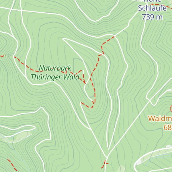 Map of Berggasthaus Kickelhahn