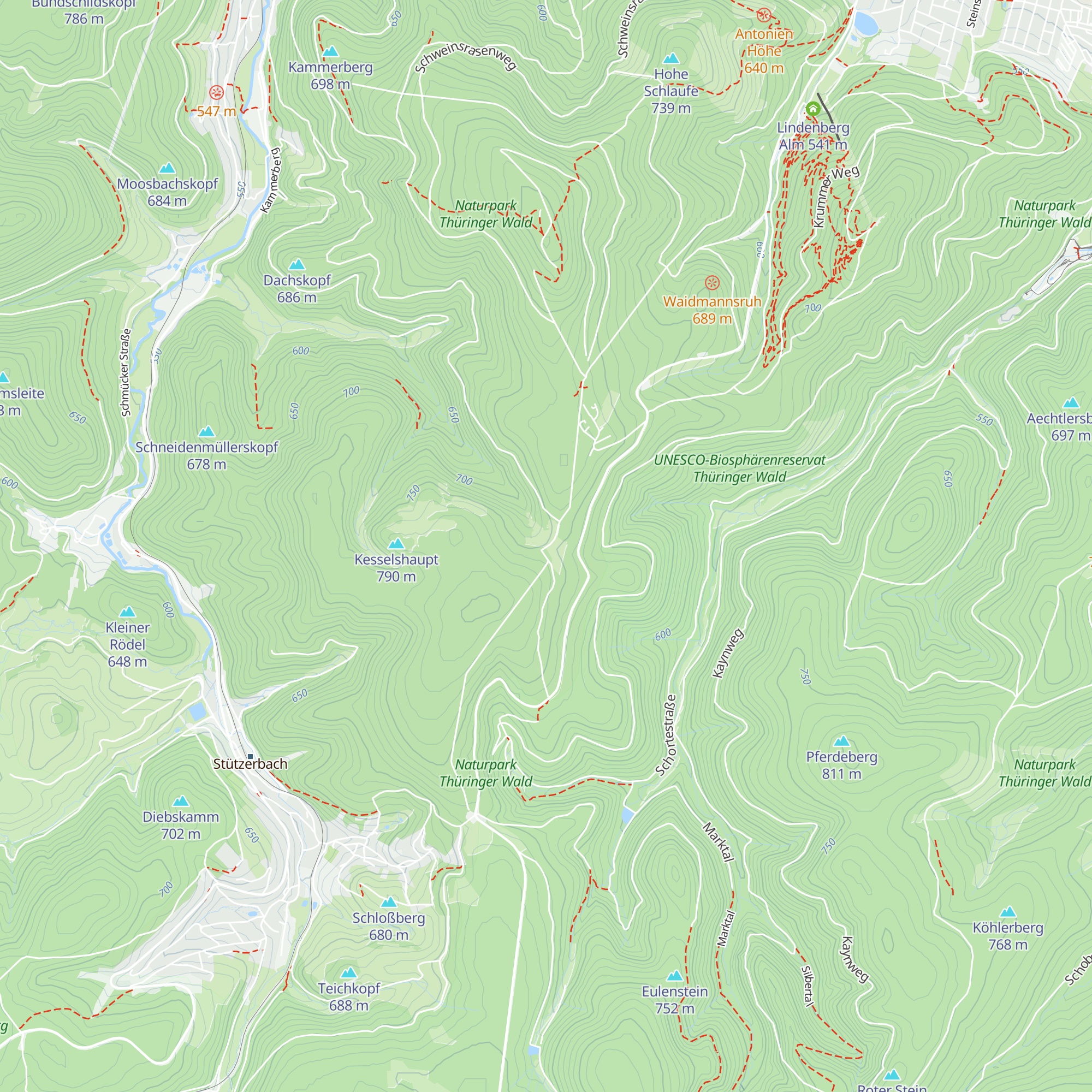 Wanderhütte Hirtenwiese map