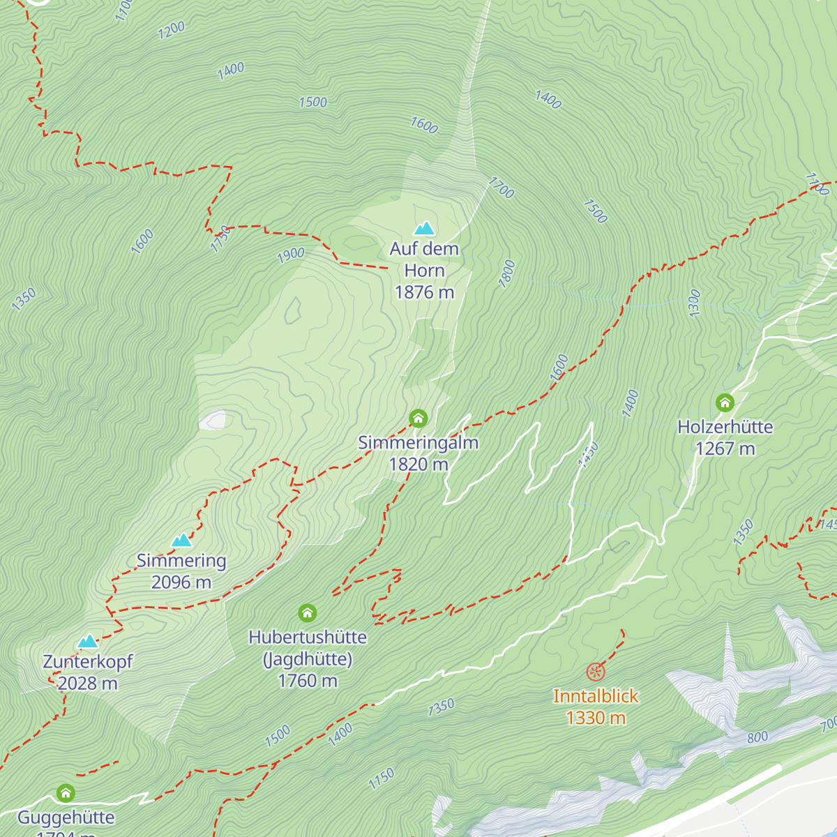 Simmeringalm map
