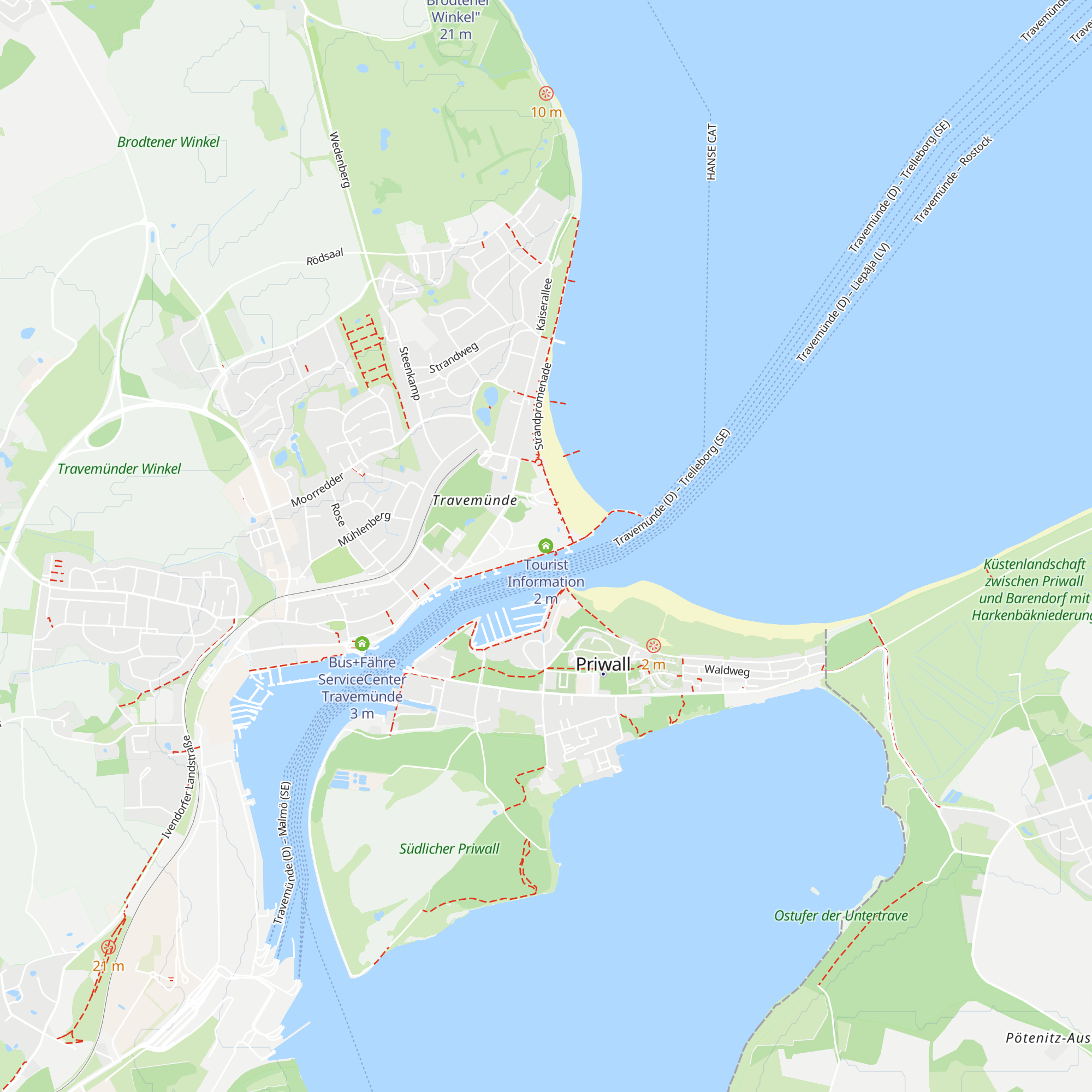 Tourist Information map