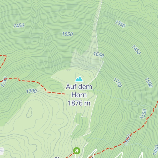 Map of Auf dem Horn
