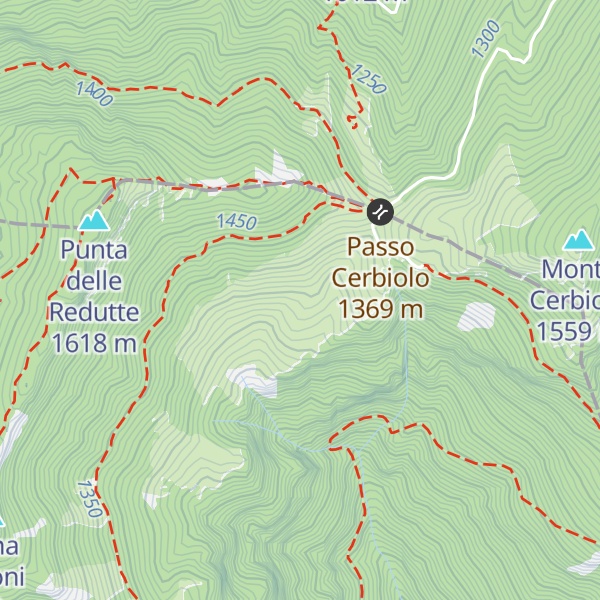 Map of Malga Cerbiolo