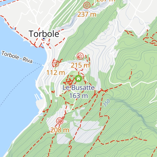 Map of Le Busatte