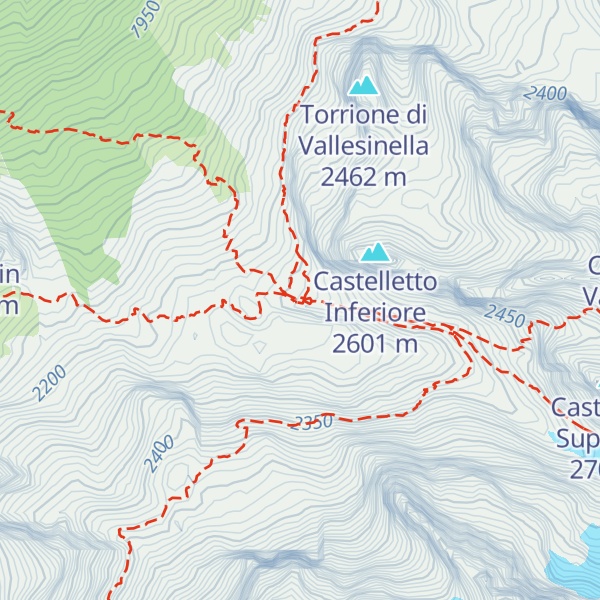 Map of Rifugio Francis Fox Tuckett
