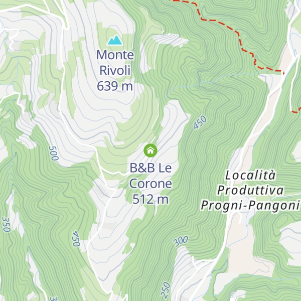 Map of B&B Le Corone