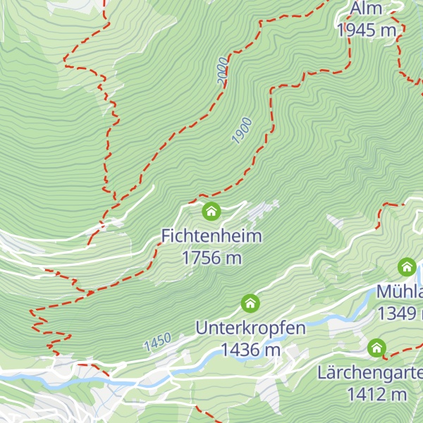 Map of Fichtenheim