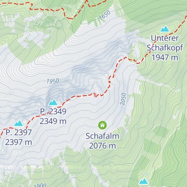 Map of Handschuhspitze