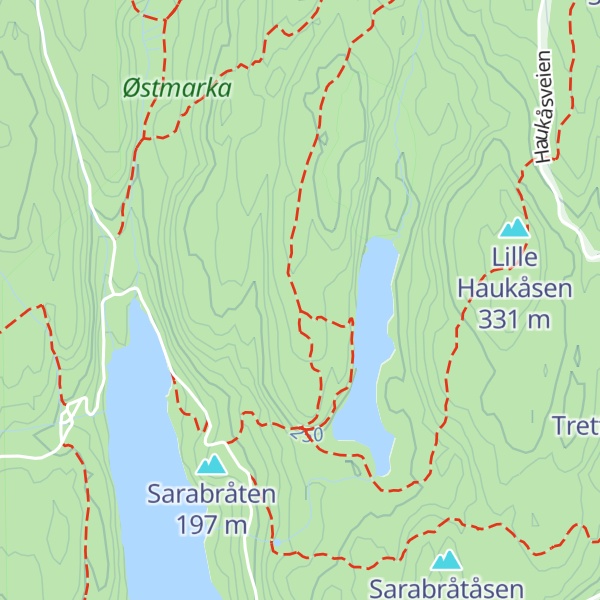 Map of Nedre Utsikten