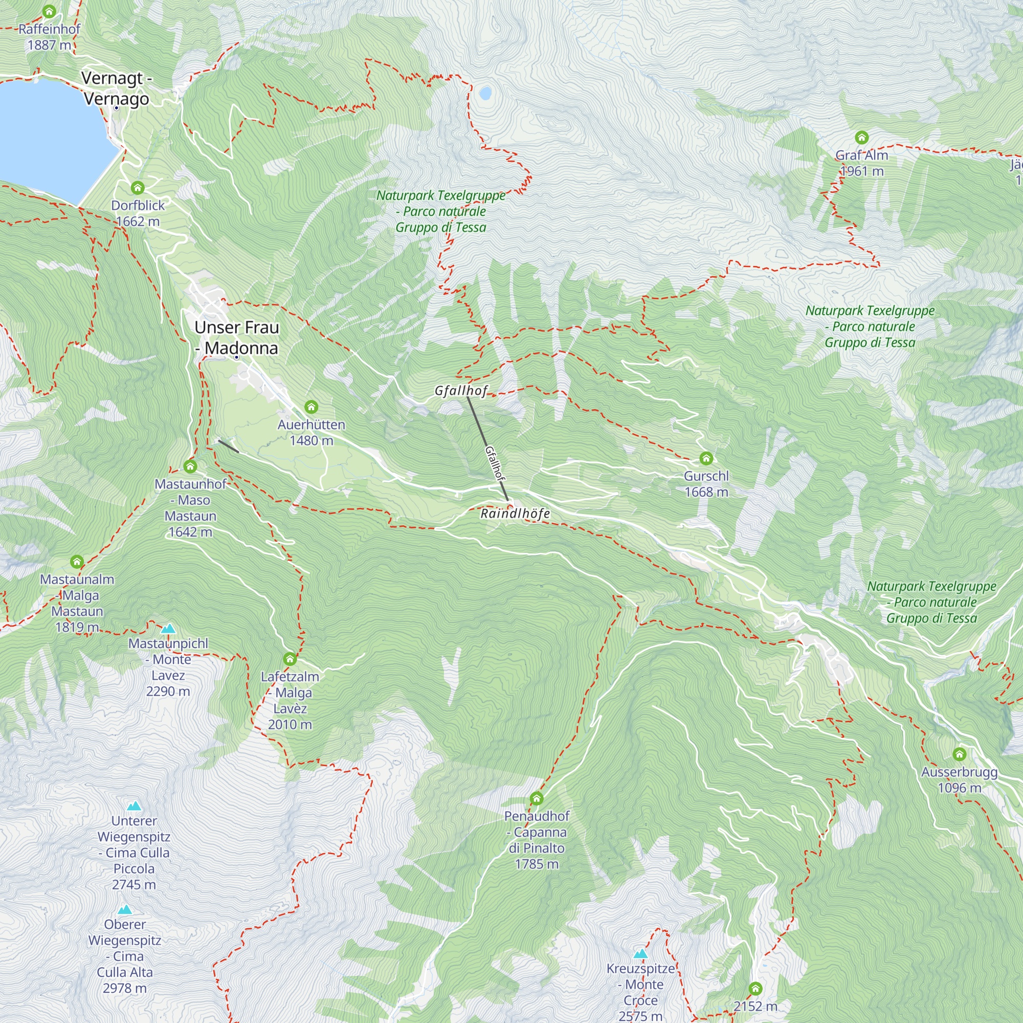 Oberraindlhof map