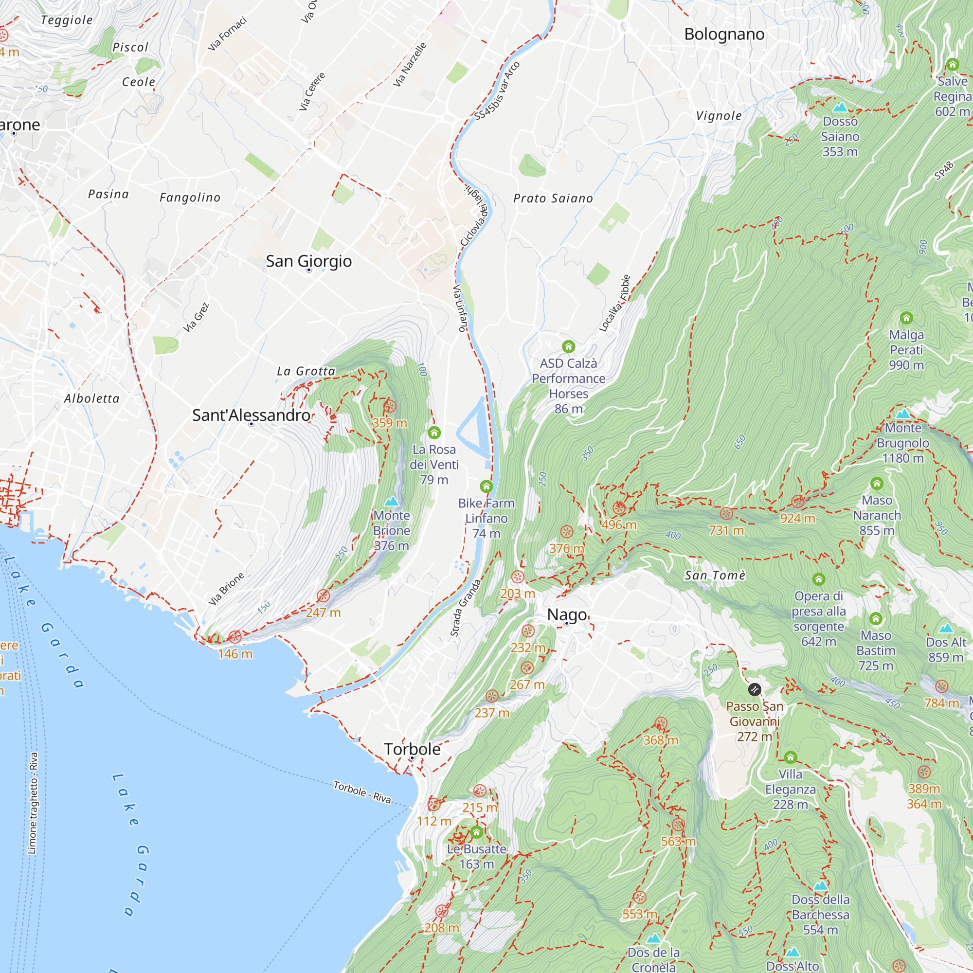 Bike Farm Linfano map