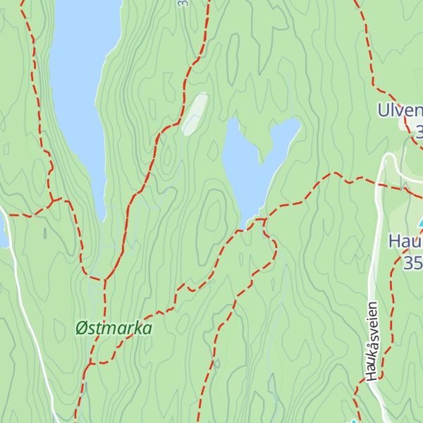 Map of Kroktjernkollen