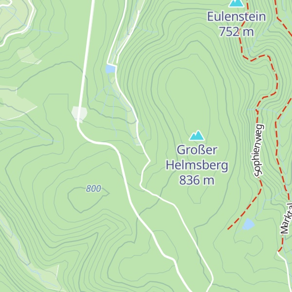 Map of Hütte Stützerbach