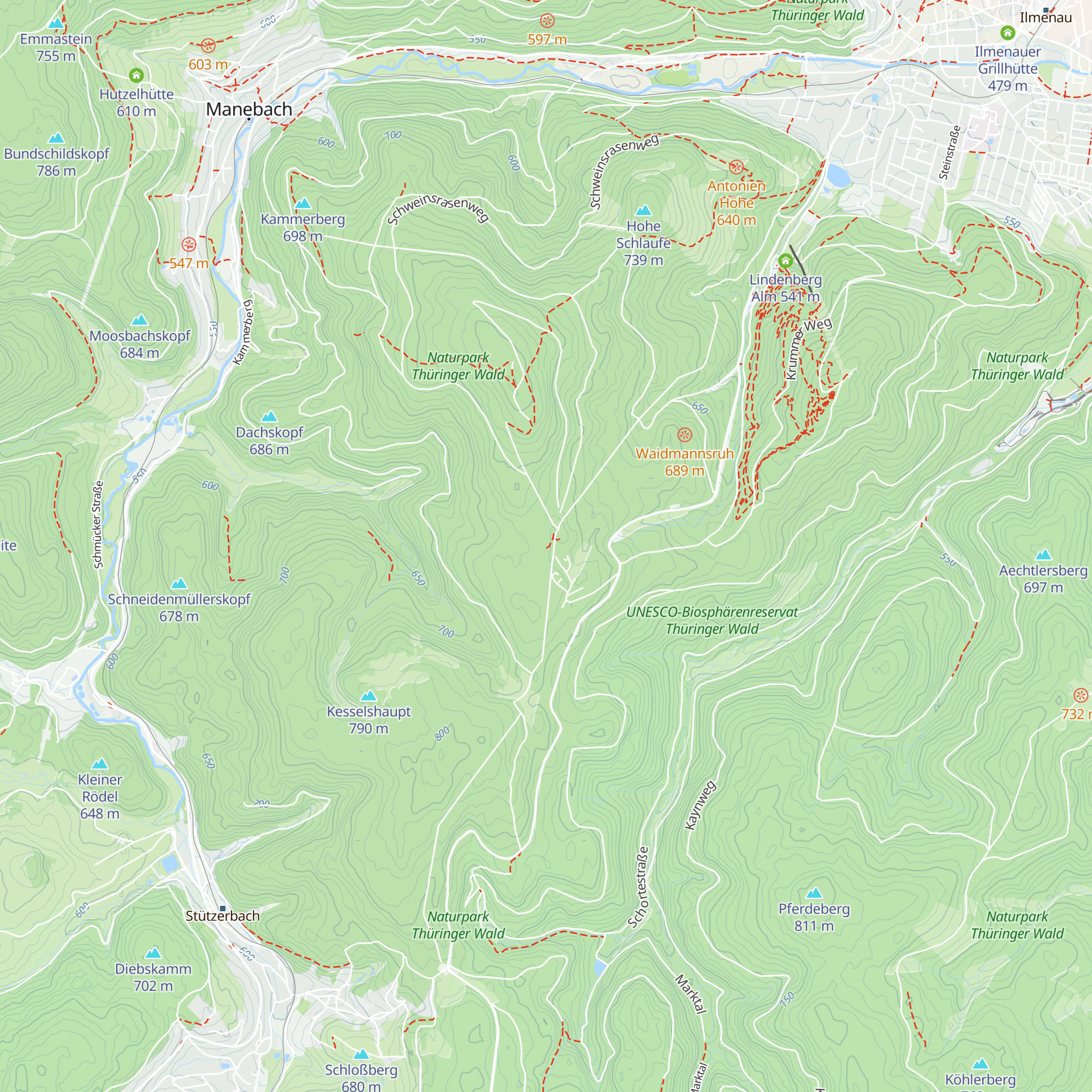 Hütte Kickis Waldabenteuer map