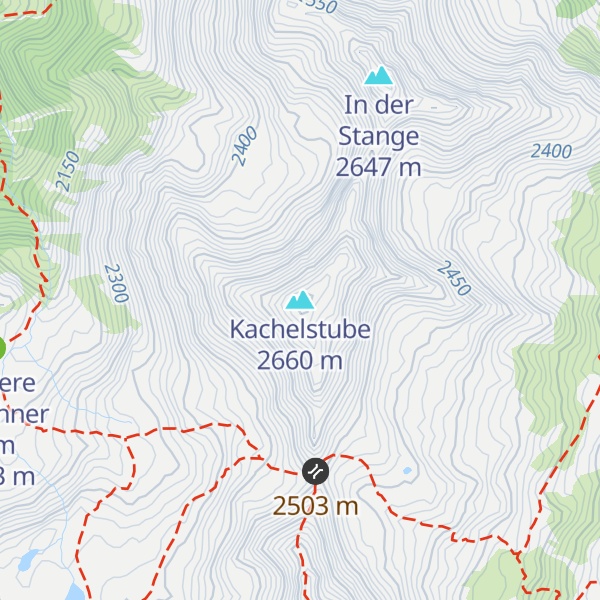 Map of Kachelstube