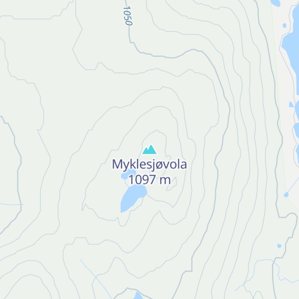 Map of Myklesjøvola