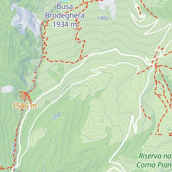 Map of Malga Tolghe