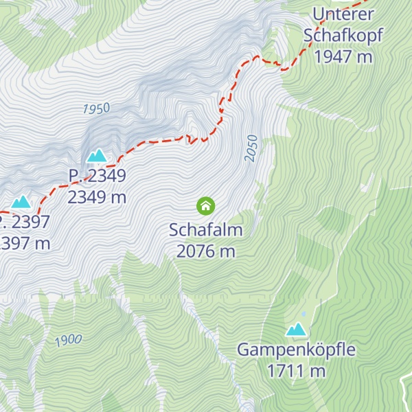 Map of Schafalm