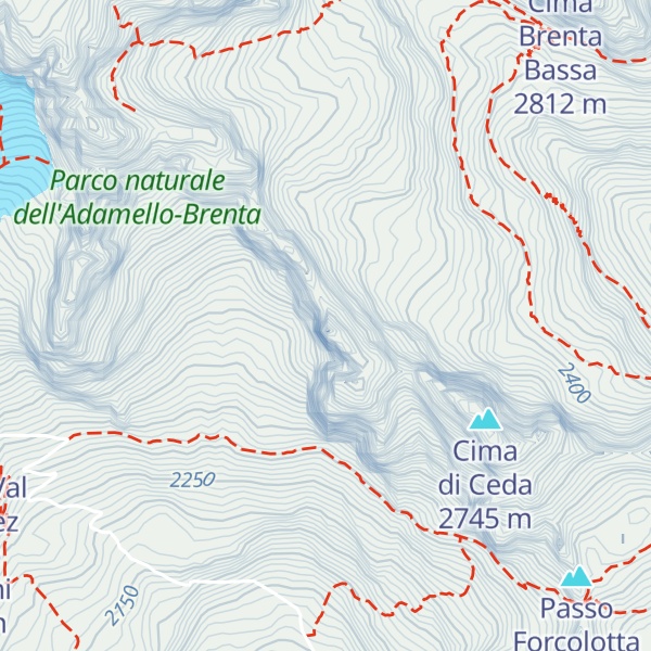 Map of Cima di Ceda Occidentale