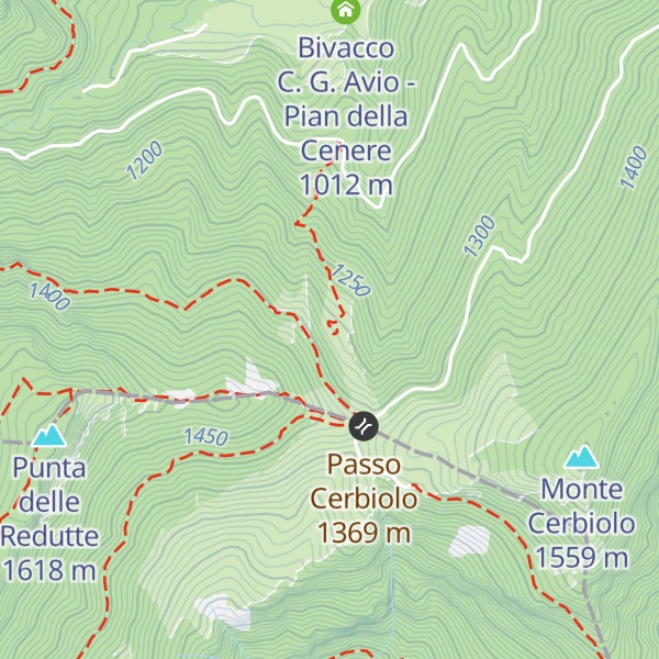 Map of Malga Fassole