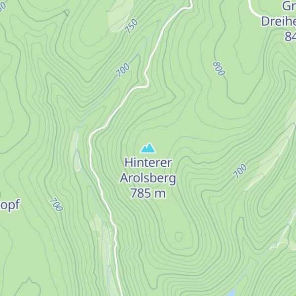 Map of Hinterer Arolsberg
