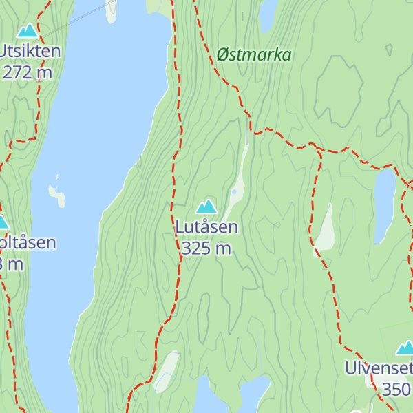 Map of Lutåsen