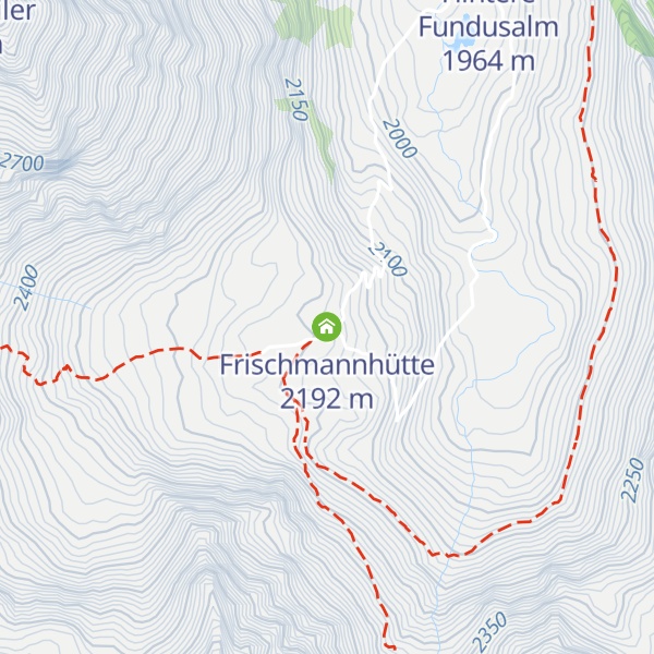 Map of Frischmannhütte