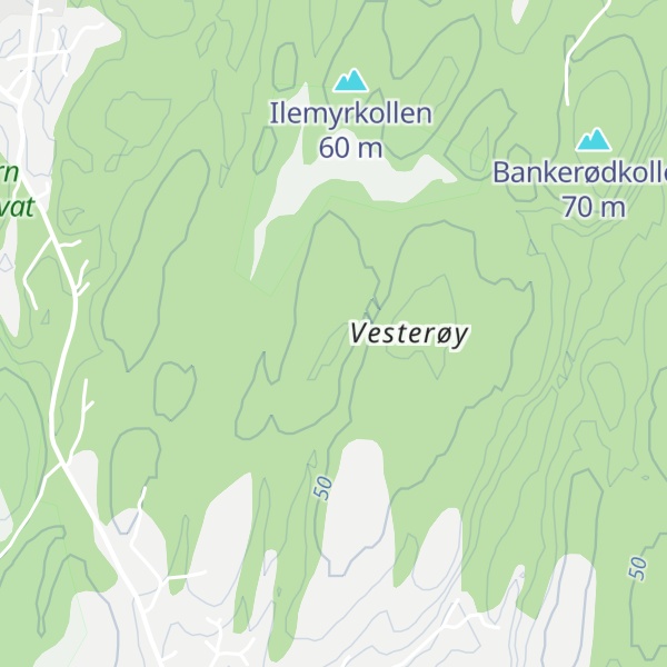 Map of Ørnefjell