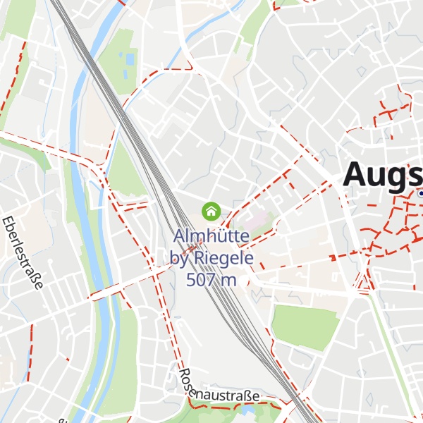 Map of Almhütte by Riegele