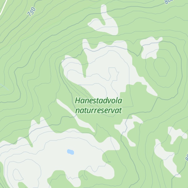 Map of Nordre Kjølsjøberget