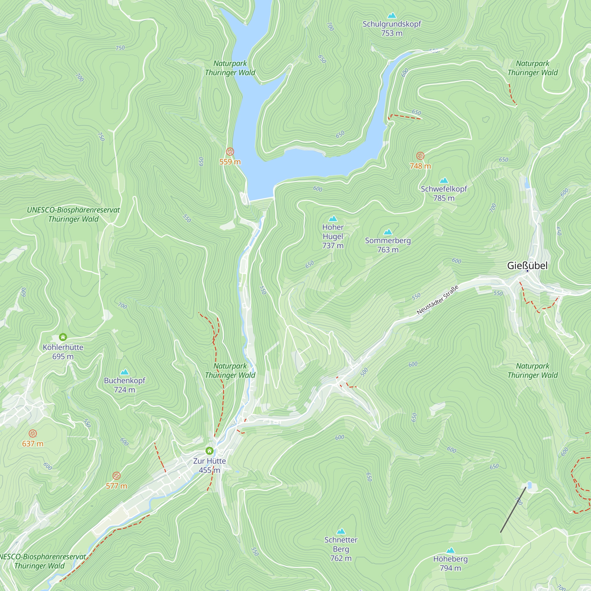 Jagdhütte Schnepfenloch map