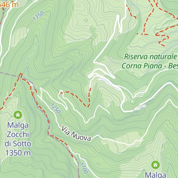 Map of Rifugio Fos-ce