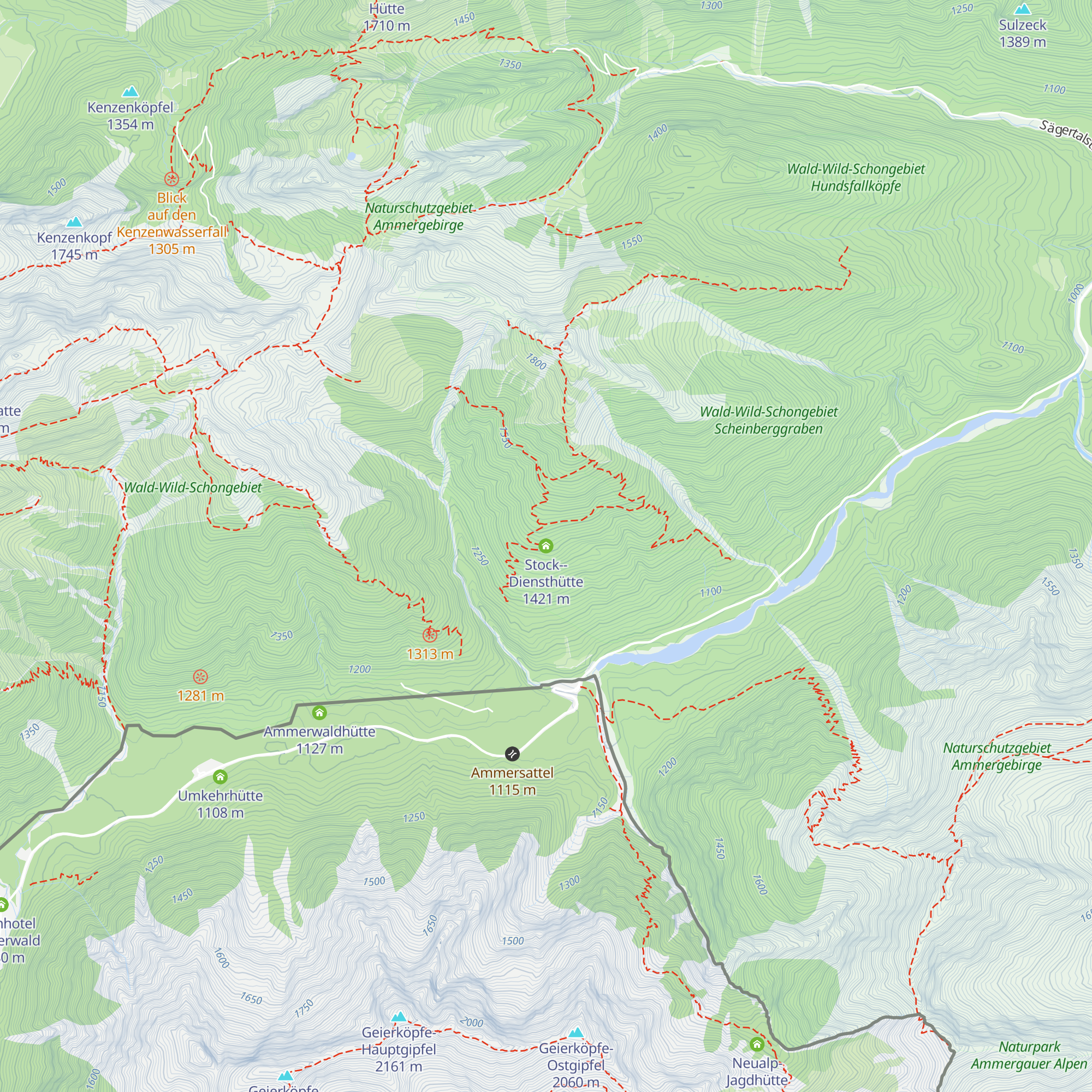 Stock--Diensthütte map